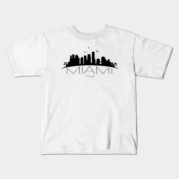 Miami Kids T-Shirt by Grbouz